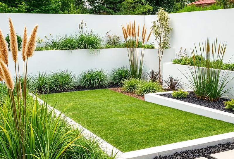 Completed garden design near Spalding, Lincolnshire