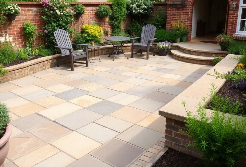 Hard landscaping and paving near Boston, Lincolnshire