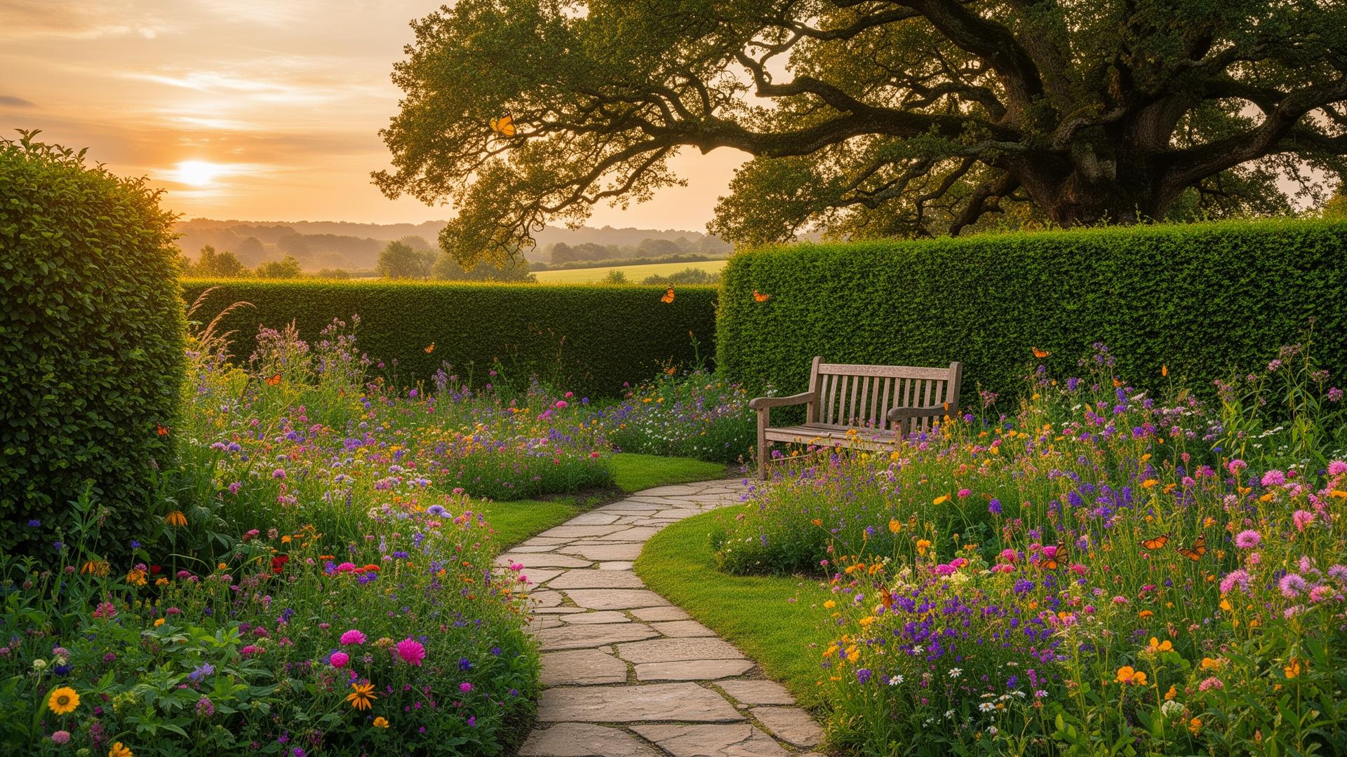 Landscaped driveway approach in Lincolnshire