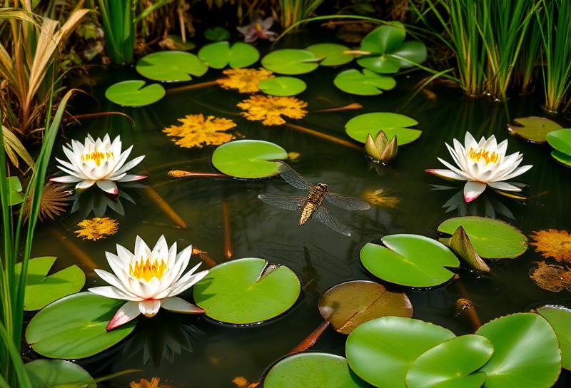 Wildlife-friendly garden landscaping near Kirton, Lincolnshire